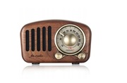 RETRO Radio FM Kuchenne Drewniane BT SD 10h