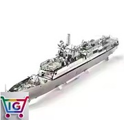 NIszczyciel 056 statek wojskowy puzzle metalowe 3D