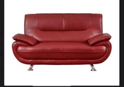 Sofa 2 osobowa skoropodobna czerwona