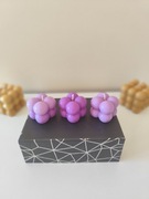 Świece sojowe z naturalnego wosku , kolor fiolet, zapach lawenda 