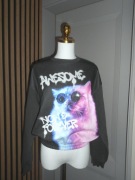 H&M  Bluza dziewczynka kot 164 cm #18 Nowa