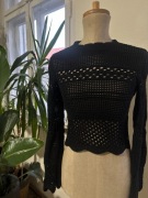 Bluzka sweterek Guess ażurowa bawełna