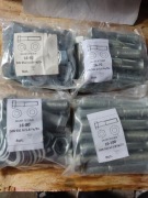 Zestawy śrub do połączeń rur 8szt +nakr.i podkł.M16-65,70,75.80,90,100,120