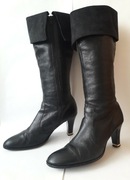 Botki czarne, Roberto Vianni skóra rozm. 40