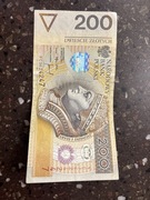 Banknot 200 zł 1994 seria YC