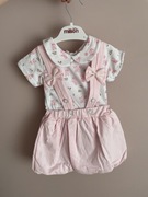 Sukienka ogrodniczki z body