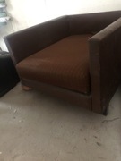 Fotel rozkładany amerykanka PRL