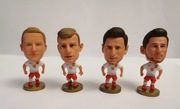 Figurki piłkarzy reprezentacji Polski: Krychowiak,Grosicki, GLik