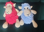 Owieczki wykonane na szydełku