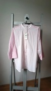 Mango – koszula oversize w paski róż biel stylowa unikatowa M 38