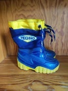 TECH kalosze gumiaki gumowce dziecięce ocieplane kozaki na deszcz