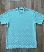 T-shirt Louis Vuitton Monogram Gradient S 36 błękitny