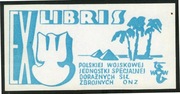 EXLIBRIS POLSKIEJ WOJSK. JEDNOSTKI SPECJAL. DORAŹNYCH SIŁ ZBROJ.