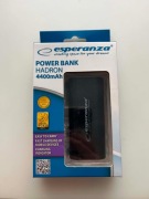 Powerbank Esperanza Hadron EMP105K 4400mAh 5V 1A czarny NOWY