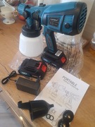 PISTOLET MALARSKI AGREGAT DO MALOWANIA ŚCIAN 3 DYSZE ZESTAW + 2 baterie