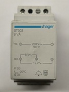 Zasilacz na szynę DIN Hager ST303 AC 8V 12V