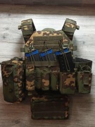 ZESTAW Kamizelka taktyczna Plate carrier Partizan Lieto + ładownice