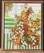 Olej na płótnie. 55x71, w ramie 63x79cm.