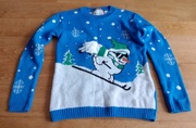 SWETER ŚWIĄTECZNY z choinką rozmiar 14-15 lat