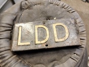 Stara tablica rejestracja 