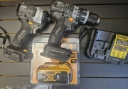 Zestaw Wkrętarka udarowa , plus wiertarka i dodatki