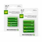 GP Akumulatorki AA AAA Rechargeable 8 szt. 2100/800 mAh Pakiet