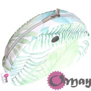 Biały organizer do Obag MOON LIGHT liście monstera turkus mięta wkład OMAY