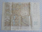II RP - brusy, swornegacie - mapa 1:100000 - WIG 1938