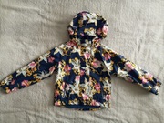 Kurtka wiatrówka przeciwdeszczowa z kapturem w kwiatki Trespass 98 - 104