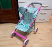 Wózek spacerowy dla lalek SMIKI  spacerówka jednorożce