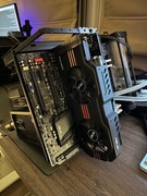 Test Bench Open Case BYKSKI + chłodzenie wodne + zasilacz 1000W Overclock