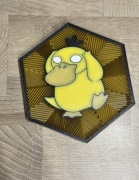 Obraz Plaster Miodu Psyduck Pokémon Dekoracja Do Postawienia Powieszenia