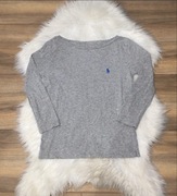 Szara bluzka longsleve Polo Ralph Lauren XS