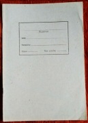 zeszyt PRL 16-kartkowy grube linie