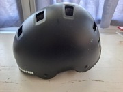 Kask dziecięcy Btwin 52-55cm czarny