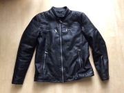 Kurtka męska skórzana - ClockHouse XL w stylu motocyklowym