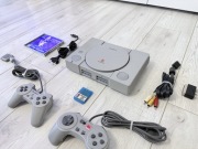 PlayStation 1 PS1 PSX Chip x Pad + karta pamięci + gry 