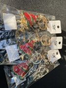 Brelok świąteczny choinka upominek Mikołajki ozdoba do kluczy, torebki 