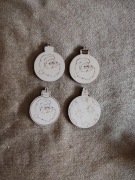 Drewniana bombka zawieszka na choinkę