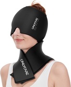 Maska na głowę  i żelowy kompres na szyję na migrenę i stres ONLYCARE 