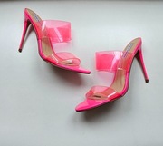 Steve Madden cudne rózowe klapki roz 42 