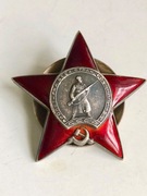 Order Czerwonej Gwiazdy Numer 1943972 srebra 28 g ,oryginalny 