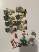 Zestaw 8 Figurek LEGO City – Złodzieje i Przestępcy + Łup i Akcesoria