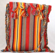 Kolorowa torebka na ramię unisex na lato, wyjątkowy unikat, rękodzieło