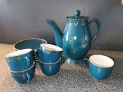 Zestaw Porcelanowy Zielony D.P.R.K kawowy /herbaciany 