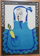 Poszukiwany Poszukiwana, Jakub Erol, 1972, plakat 