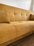 Sofa KOTEY SCANDI 200 x 95 cm tkanina wielokolorowy