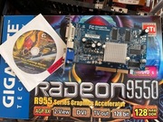 Karta graficzna ATi Radeon 9550, 128MB (Gigabyte), AGP. komplet, BOX.