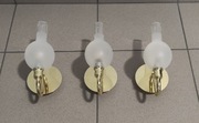 3 x Kinkiet LIBERTY 1L Złoty/Matowe Szkło 106381 Markslöjd