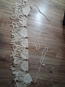 bawełniana girlanda z makramy w stylu boho